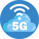 5 G 4 G Kommunikation Symbol