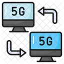 5 G Netzwerk Technologie Symbol