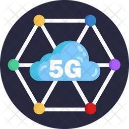 Nube 5g  Icono