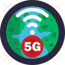 5 G 4 G Comunicacao Ícone