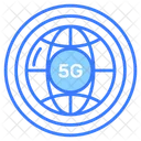 5 G Rede Internet Ícone