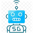 5g Robot  Icon