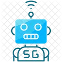 5g Roboter  Symbol