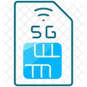 5g Sim Card  Icon