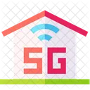 5g smart home  Icon