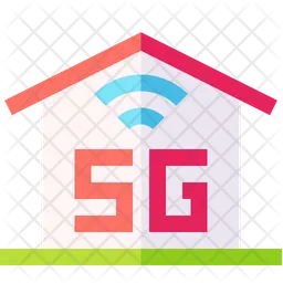 5g smart home  Icon