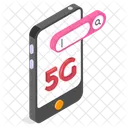 5Gスマートフォン  アイコン