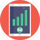 5 G 4 G Kommunikation Symbol