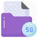 5 G Network Internet Icon