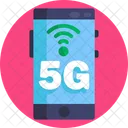 5 G 4 G Kommunikation Symbol