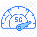 5 G Velocidade Rede Ícone