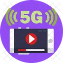 5G Video  Icon