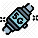 5 G Smartwatch Wearable Icon