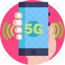 5 G 4 G Comunicacao Ícone