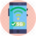 5 G 4 G Comunicacao Ícone