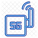 5 G Wireless Network Router  Icon