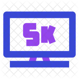 5k television  Icon