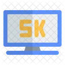 5 K Television 5 K Tv Icon