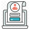 Internet Utilisateur Page Icône