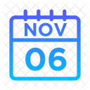 6 de noviembre  Icono