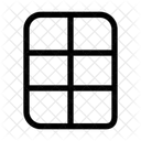 6 grid layout  Icon