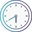 6 Horas E 40 Minutos Relogio Analogico 6 Horas Prazo Final Ícone