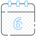 Day Date Calendar Icon