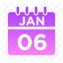 Jan Week Time Icon