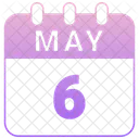 May Calendar Date Icon