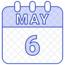 May Calendar Date Icon