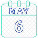 May Calendar Date Icon