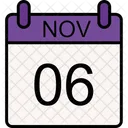 6 November Month November Icon