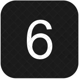 6 number  Icon