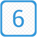 6 number  Icon