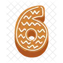 6 Number Cookies  Icon