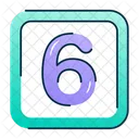 6 Number 6 5 Icon