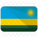 Rwanda Drapeau Pays Icon