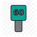 60 Speed Limit  Icon