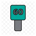60 Speed Limit  Icon