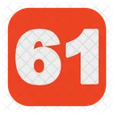 61 Number Icon