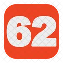 62 Number Icon