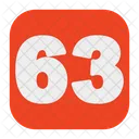 63 Number Icon