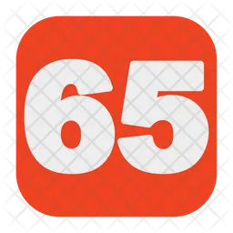 65 Number  Icon