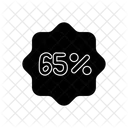 65 Percent  Icon