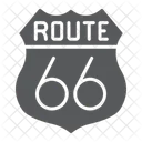 Route Road Sign Icon