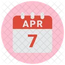 7 Avril 7 Date 7 Avril Icon