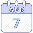 7 de abril  Icono