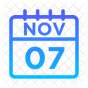7 de noviembre  Icono