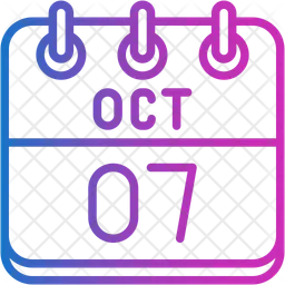 7 de octubre  Icono