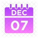 Diciembre Semana Hora Icon